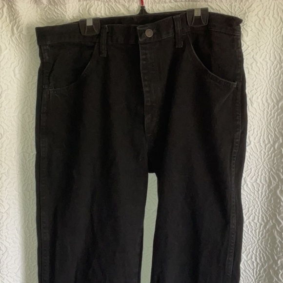 Rustler Black vintage Relaxed Denim Jeans western vintage - Picture 5 of 11